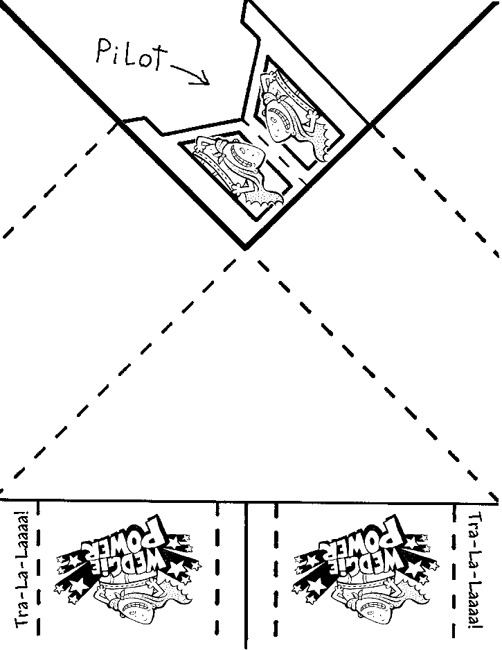 725x937 Captain Underpants Printable Paper Airplane Template Super