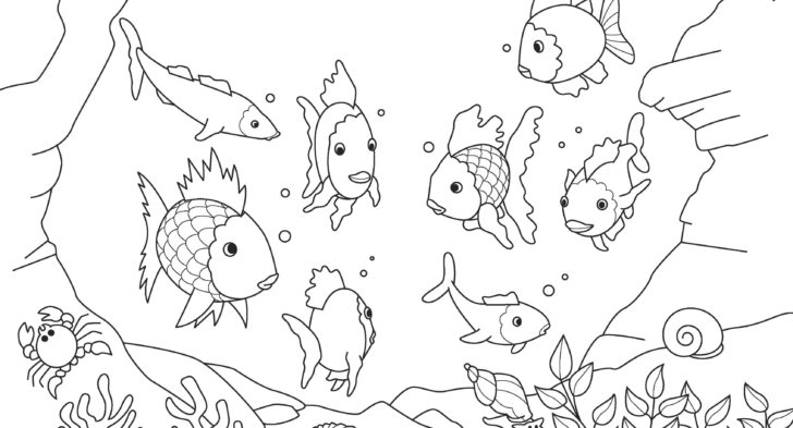 728x393 Underwater Scene Coloring Page Fresh Free Ocean Coloring Pages 11