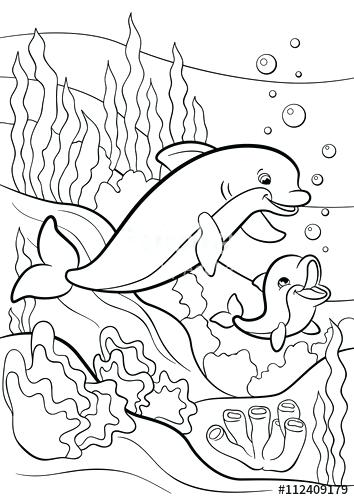 354x500 Unique Underwater Coloring Pages For Pirate Treasure Chest