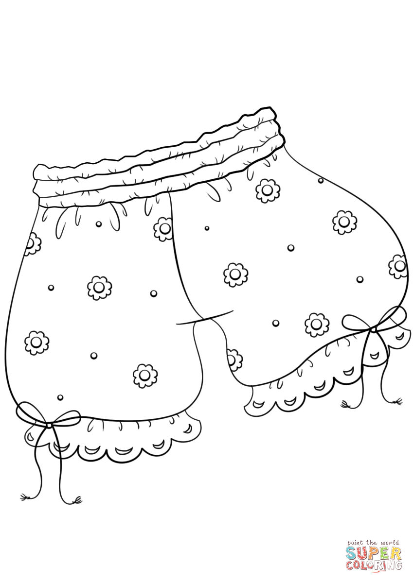 849x1200 Vintage Underwear Coloring Page Free Printable Coloring Pages