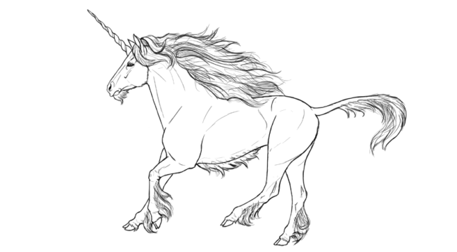 650x359 Unicorn Drawing Nice Coloring Pages For Kids