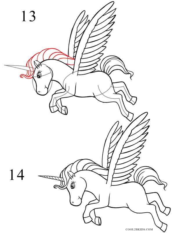 600x800 How To Draw A Unicorn Cool2bkids