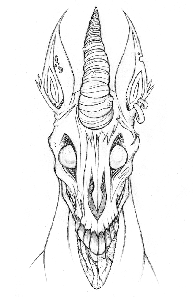650x999 Zombie Unicorn By Gasmaskmonster