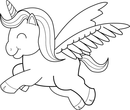 450x383 Finished Drawing Of Cartoon Unicorns Step By Step Tutorial How