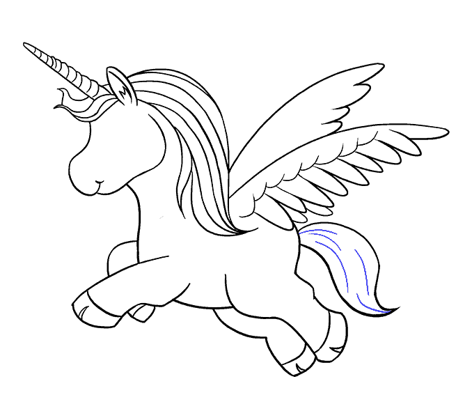 678x600 How To Draw A Unicorn In A Few Easy Steps Easy Drawing Guides