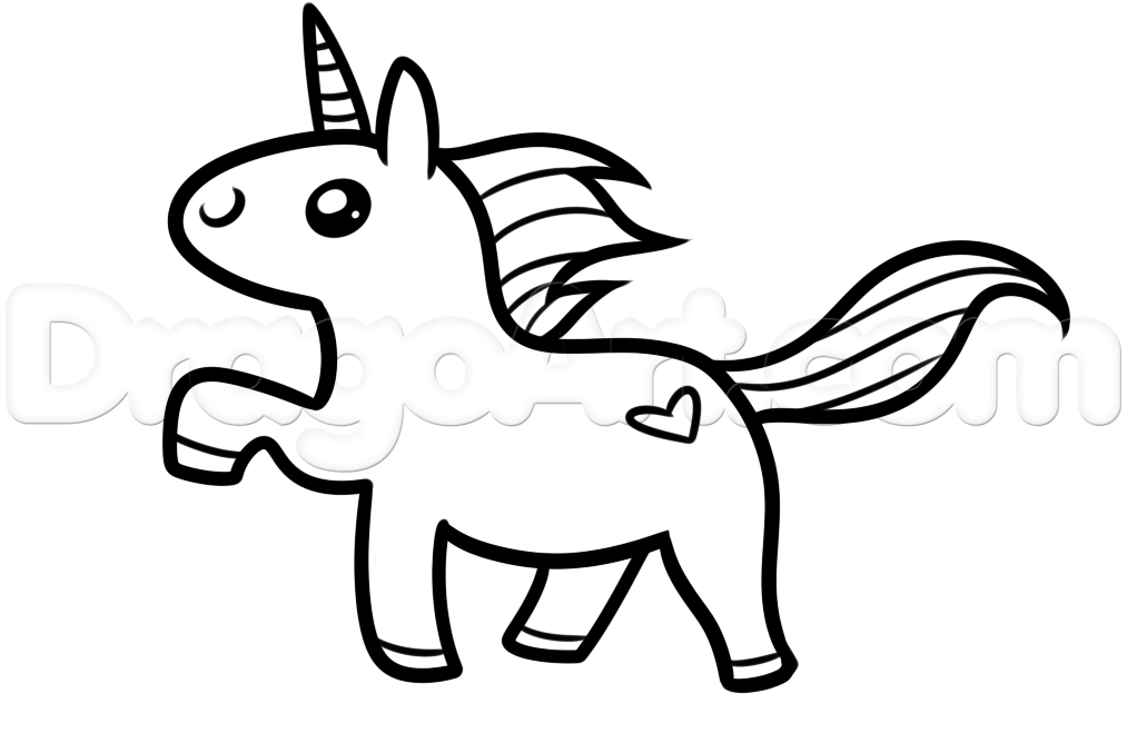 1013x677 How To Draw A Kawaii Unicorn Step 5 How To Draw