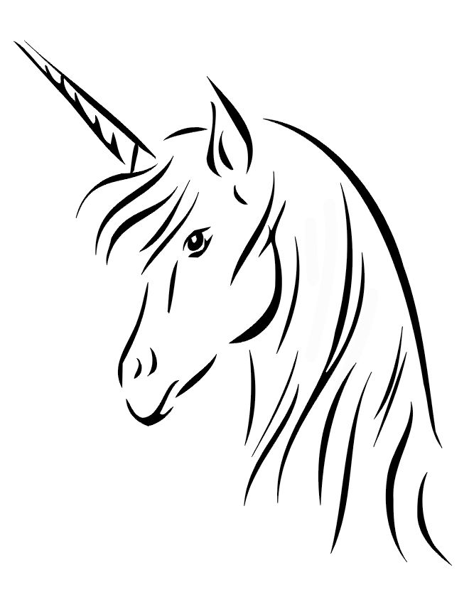 660x854 Free Printable Drawing Pages Of Unicorns