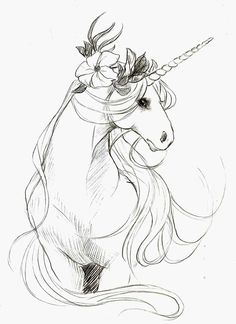 236x324 The Last Unicorn Tattoo Last Unicorn Portrait By