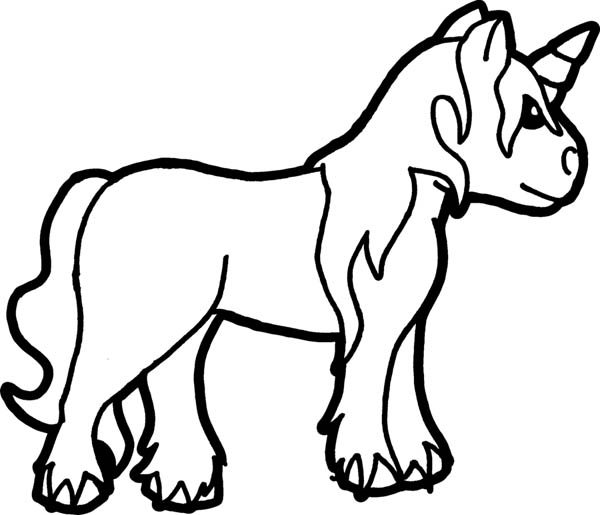 600x515 Cute Unicorn Drawing Clipart Panda