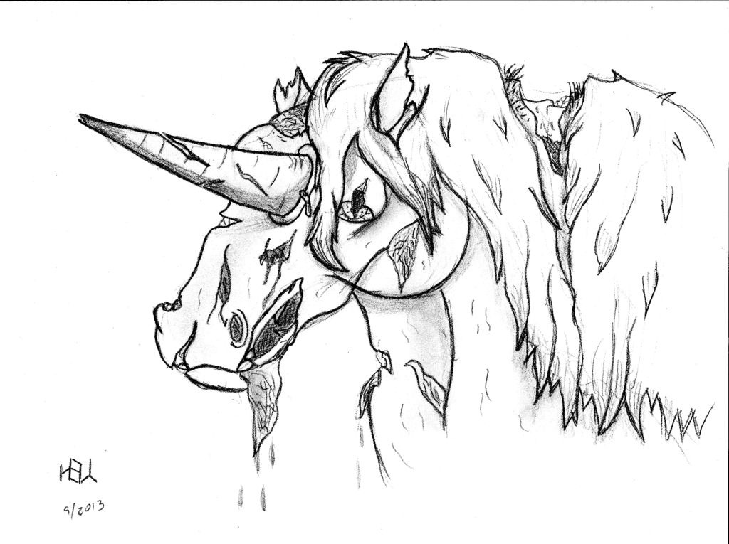 1024x765 Zombie Unicorn
