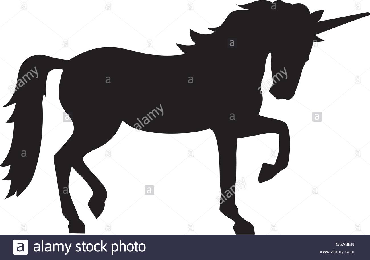 1300x913 Unicorn Silhouette Stock Vector Art Amp Illustration, Vector Image