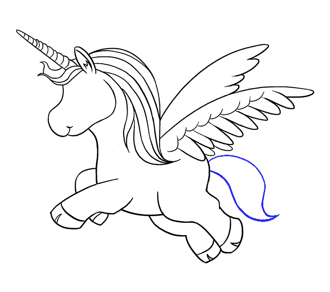 678x600 How To Draw A Unicorn In A Few Easy Steps Easy Drawing Guides