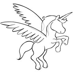 236x236 Paper Time Step By Step Instructions To Draw Unicorns With Wings