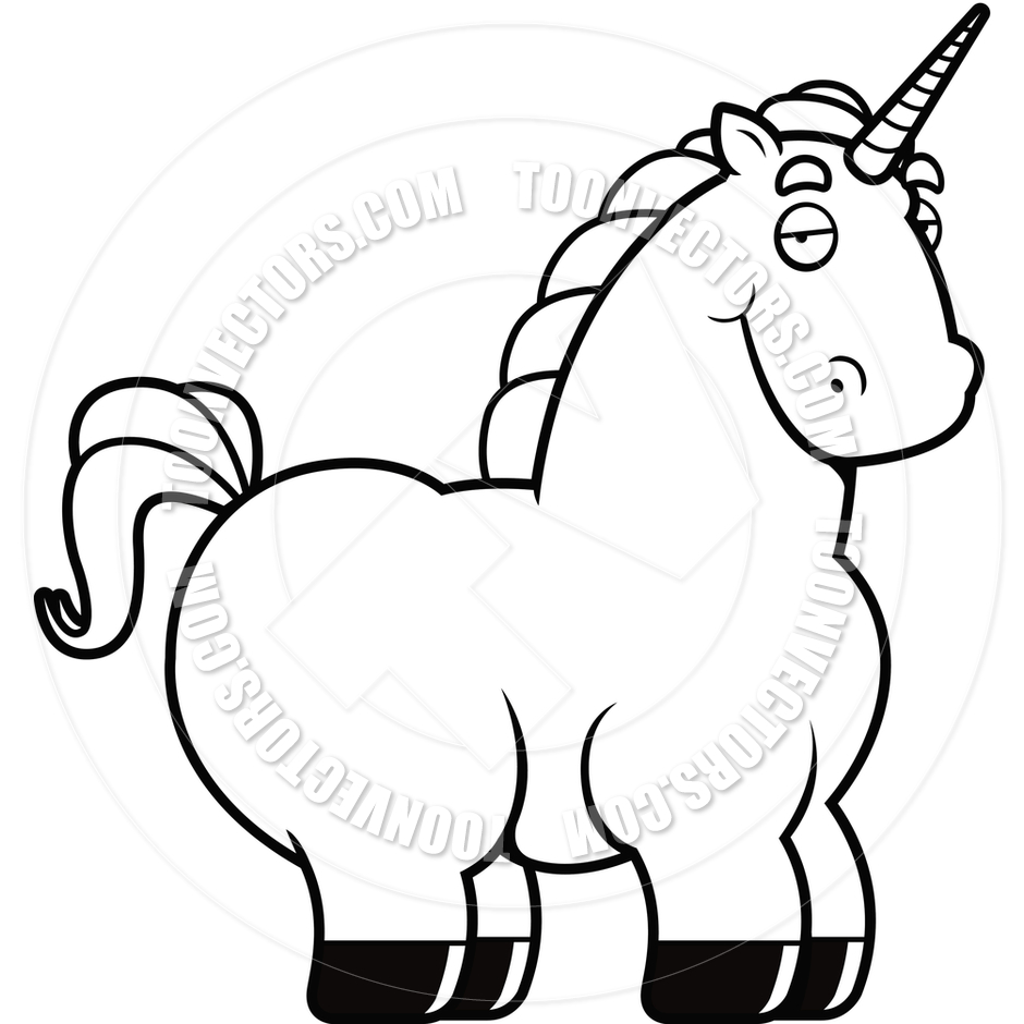 940x940 Drawn Toon Unicorn