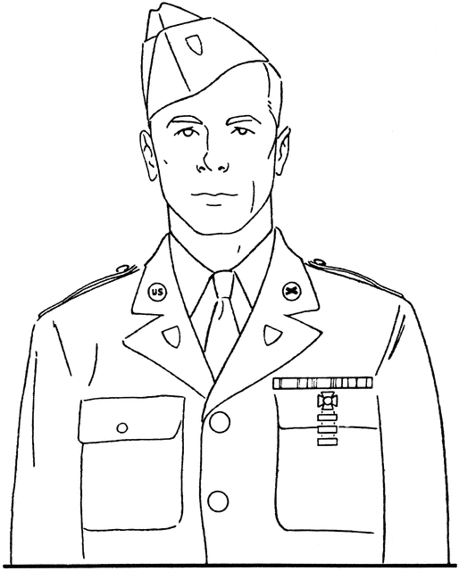 514x640 Man In Army Dress Uniform Clipart Etc