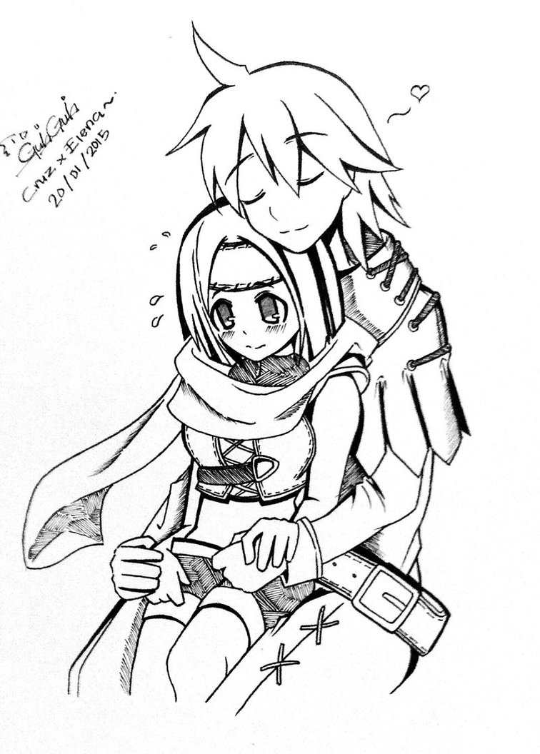 756x1056 Cruz X Elena (Yggdra Union) By Agangz