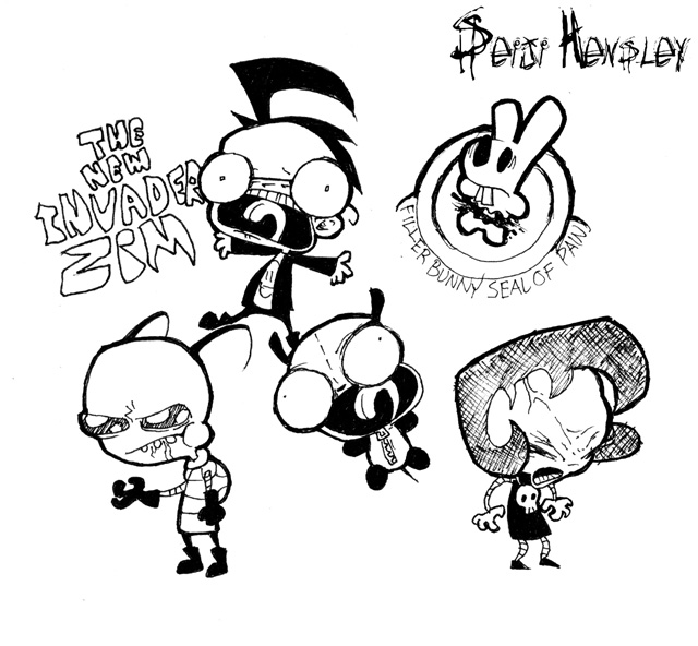 640x592 The New Invader Zim By Union Of Darkness