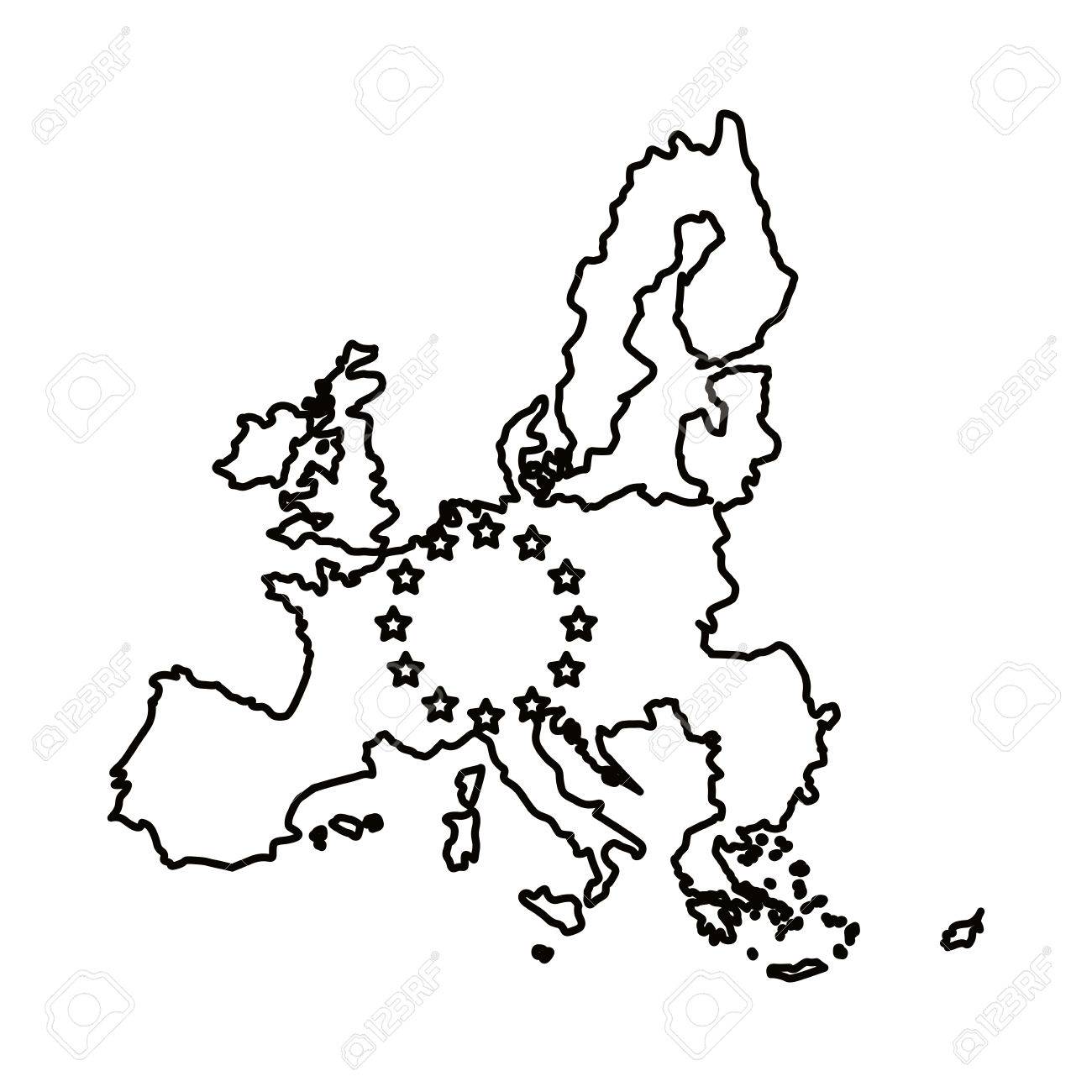 1300x1300 Brexit Map Icon. European Union Eu Europe Nation And Government