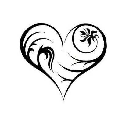 400x400 Photos Unique Heart Drawings,