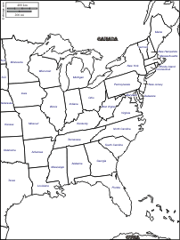 202x270 East Coast Of The United States Free Maps, Free Blank Maps, Free