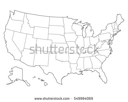 450x358 Sketch Drawing Us Map Online 9 Photos Of Outline Drawing Of United