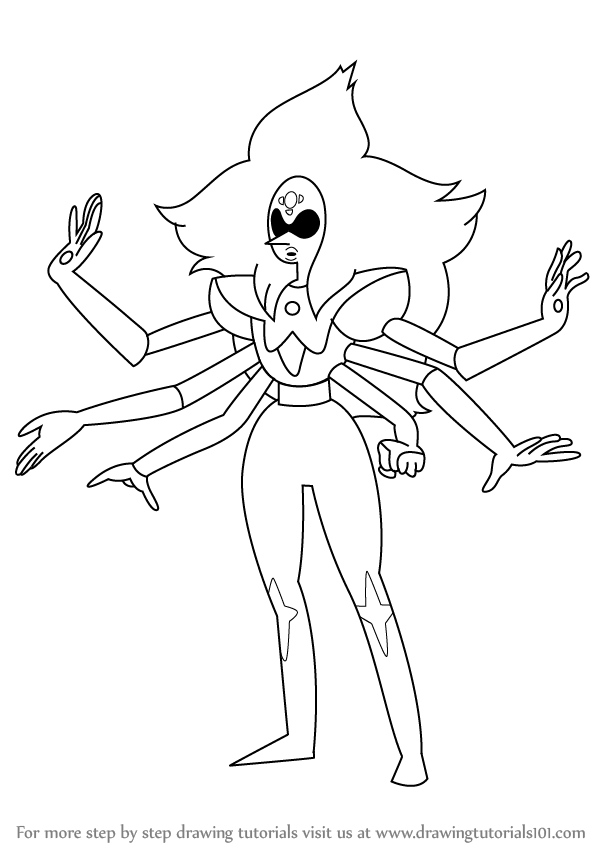 598x844 Learn How To Draw Alexandrite From Steven Universe (Steven