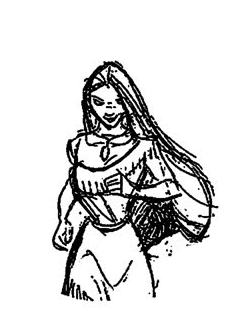 235x311 Pocahontas Running Pencil Test Animation Pencil