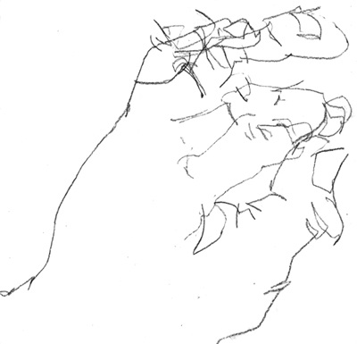 400x385 Contour Drawing