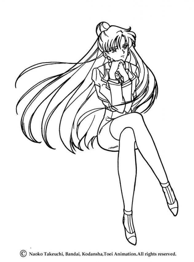 631x850 Sailor Moon Coloring Pages