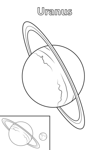 358x480 Uranus Planet Coloring Page Free Printable Coloring Pages