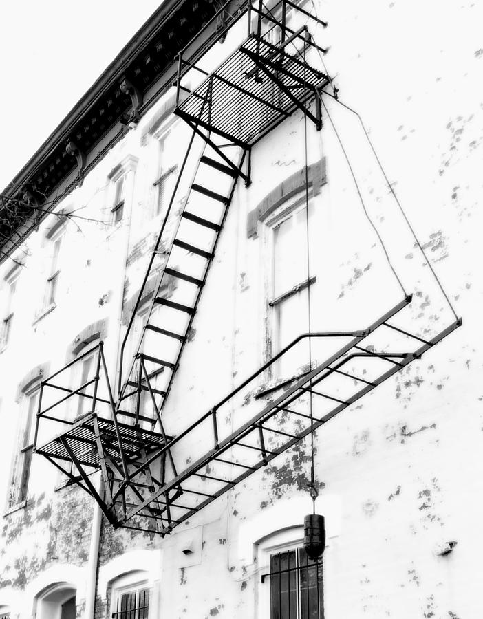 702x900 Capitol Hill Fire Escape Photograph By Steven Ainsworth