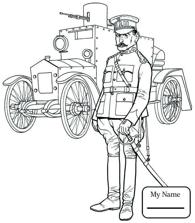 641x734 Military Coloring Pages Coloring Pages For Kids World War 1