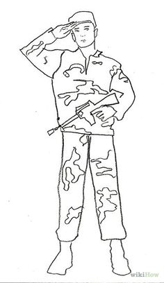 236x408 Army Soldier Drawing Us Army Soldier Drawing