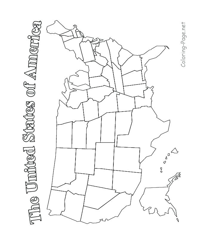 670x820 Blank Map Of Usa