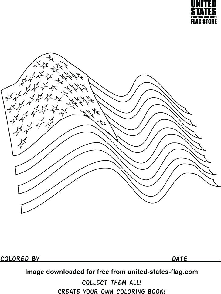 728x970 Usa Flag Coloring Pages American Flag Coloring Page Pdf Omnitutor.co