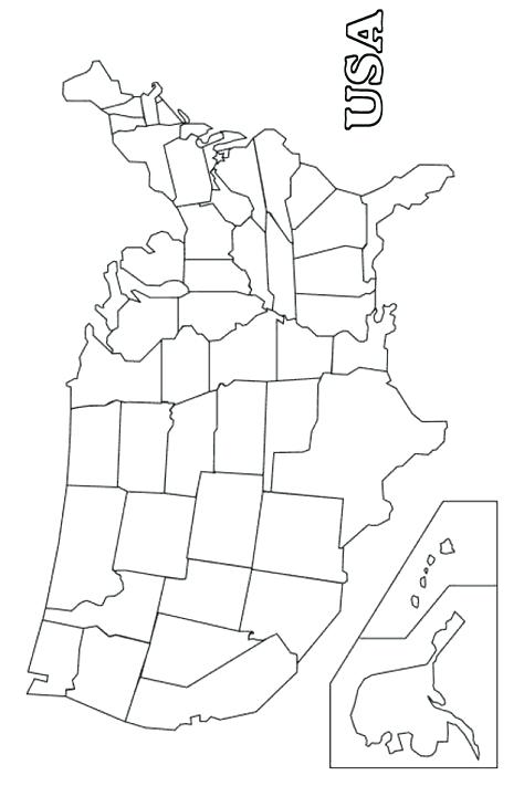 474x711 Map Of Usa Coloring Page Map Coloring Us Map Coloring Page