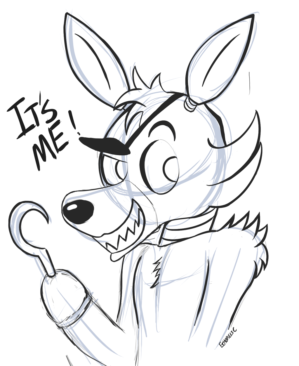 1024x1253 Heeere S Foxy Fnaf By Charlieusher 3 By Charlieusher