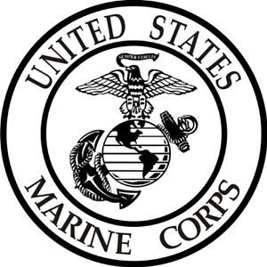 300x300 Usmc Marine Corp Logo Window Wall Sticker Vinyl Car Decal
