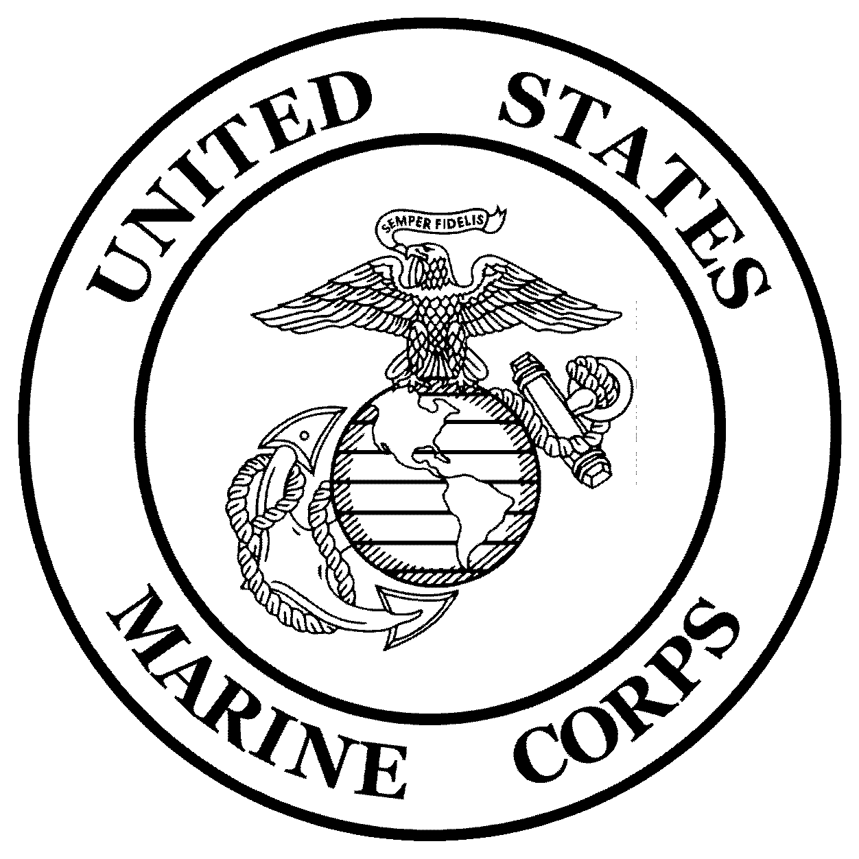 Marine Clip Art Free - Marine Corps Clipart 20 Free Cliparts | Bodieswasune