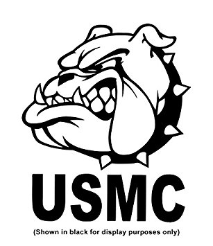 307x355 United States Marine Corps (Usmc) Bulldog Decal