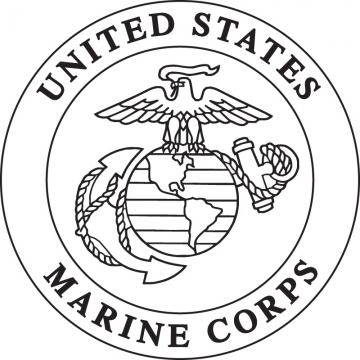 360x360 Black Marine Corps Symbols