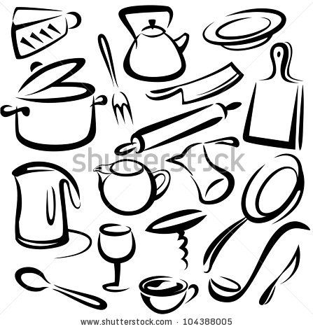447x470 Kitchen Tools Drawing 52 Best Kitchen Images On Kitchen