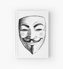 210x230 V For Vendetta Drawing Hardcover Journals Redbubble