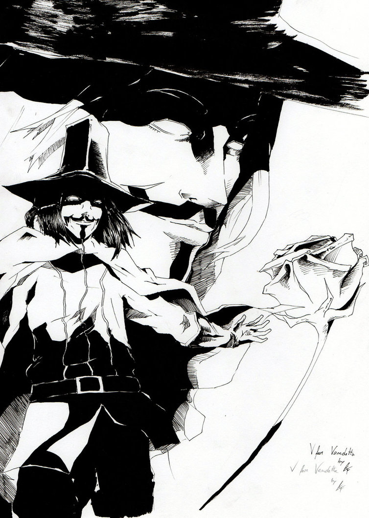 754x1059 V For Vendetta By Adren97