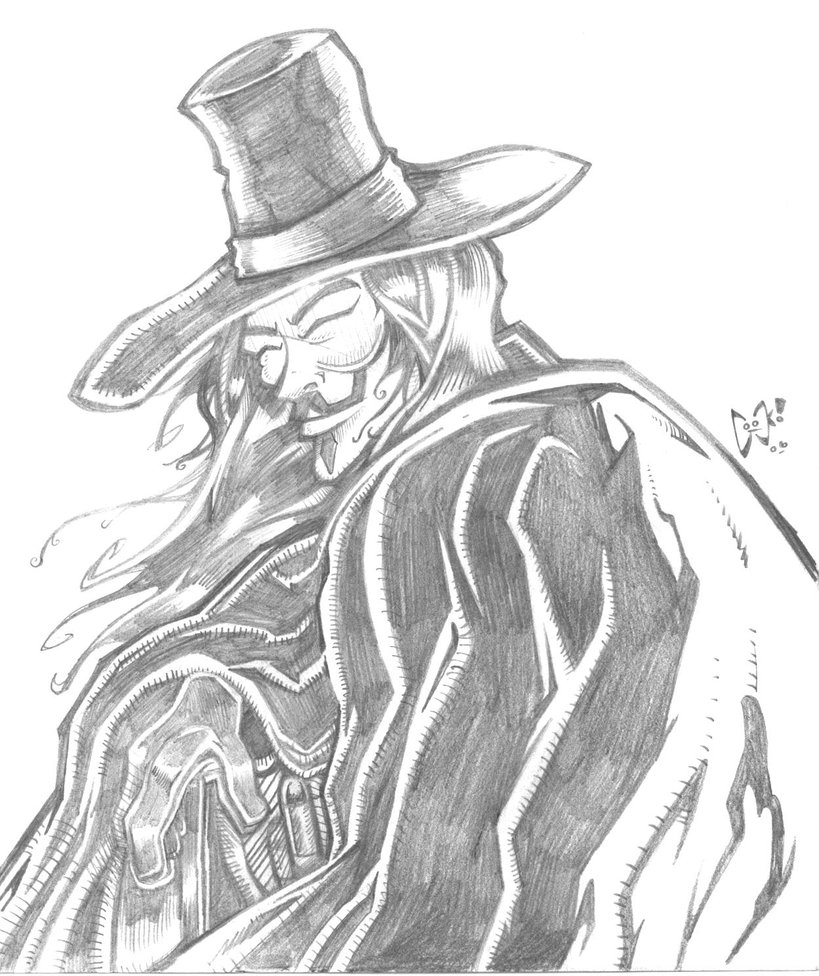 819x976 V For Vendetta By Joelcook