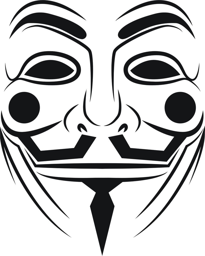 819x1024 V For Vendetta Decal