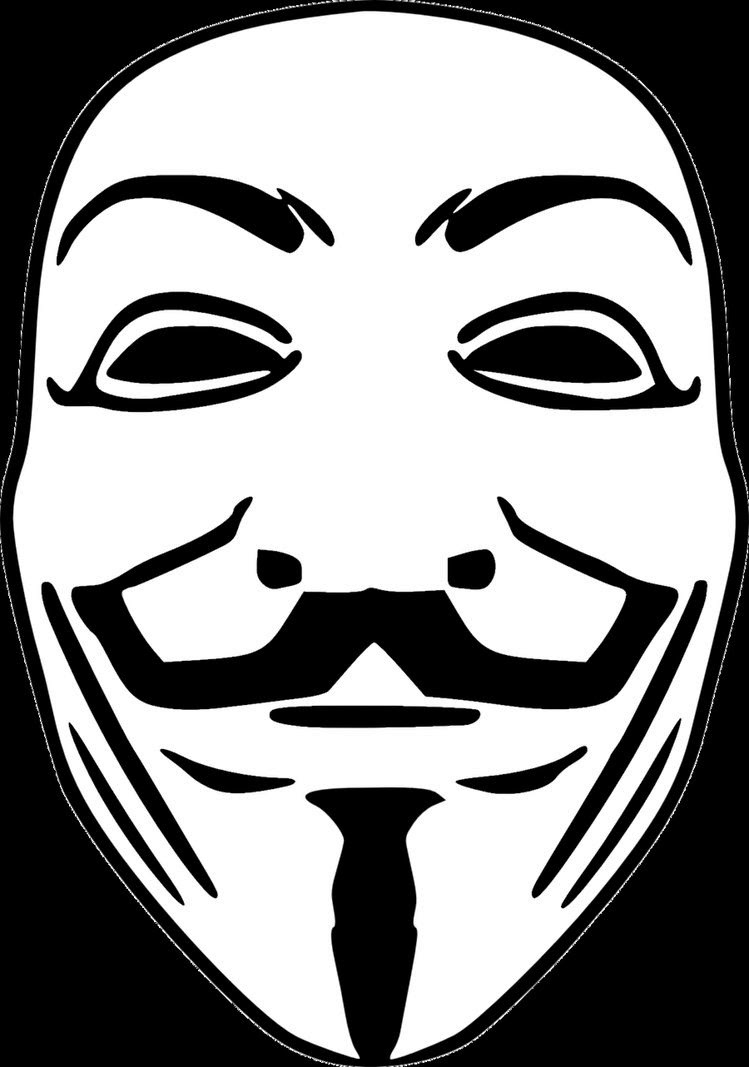 V For Vendetta Mask Drawing at GetDrawings | Free download