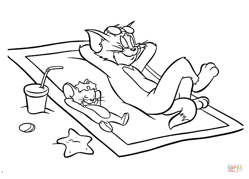 808x581 Summer Vacation Coloring Page Free Printable Coloring Pages