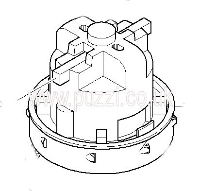 445x393 Karcher Nt351 Vacuum Motor