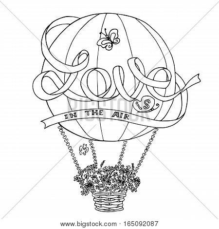450x470 Sketch Love Air. Hand Drawn Card Vector Amp Photo Bigstock